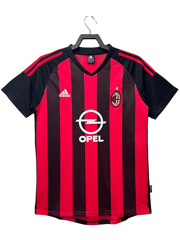 AC Milan home jersey mens retro shirt 2002-2003